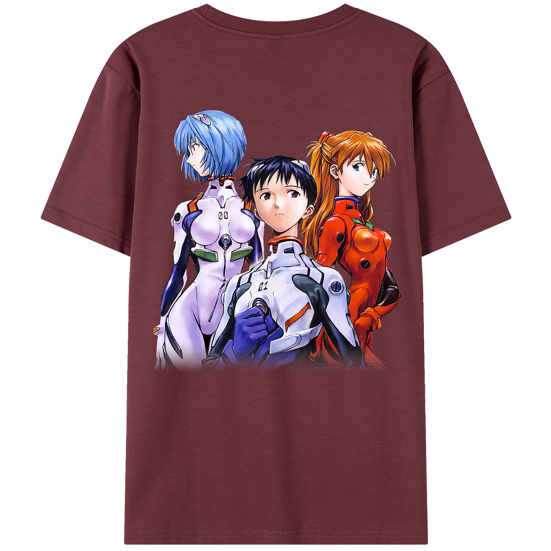 （画像用） EVA 新世紀エヴァンゲリオン 綿100％半袖Tシャツ（背面プリント）
